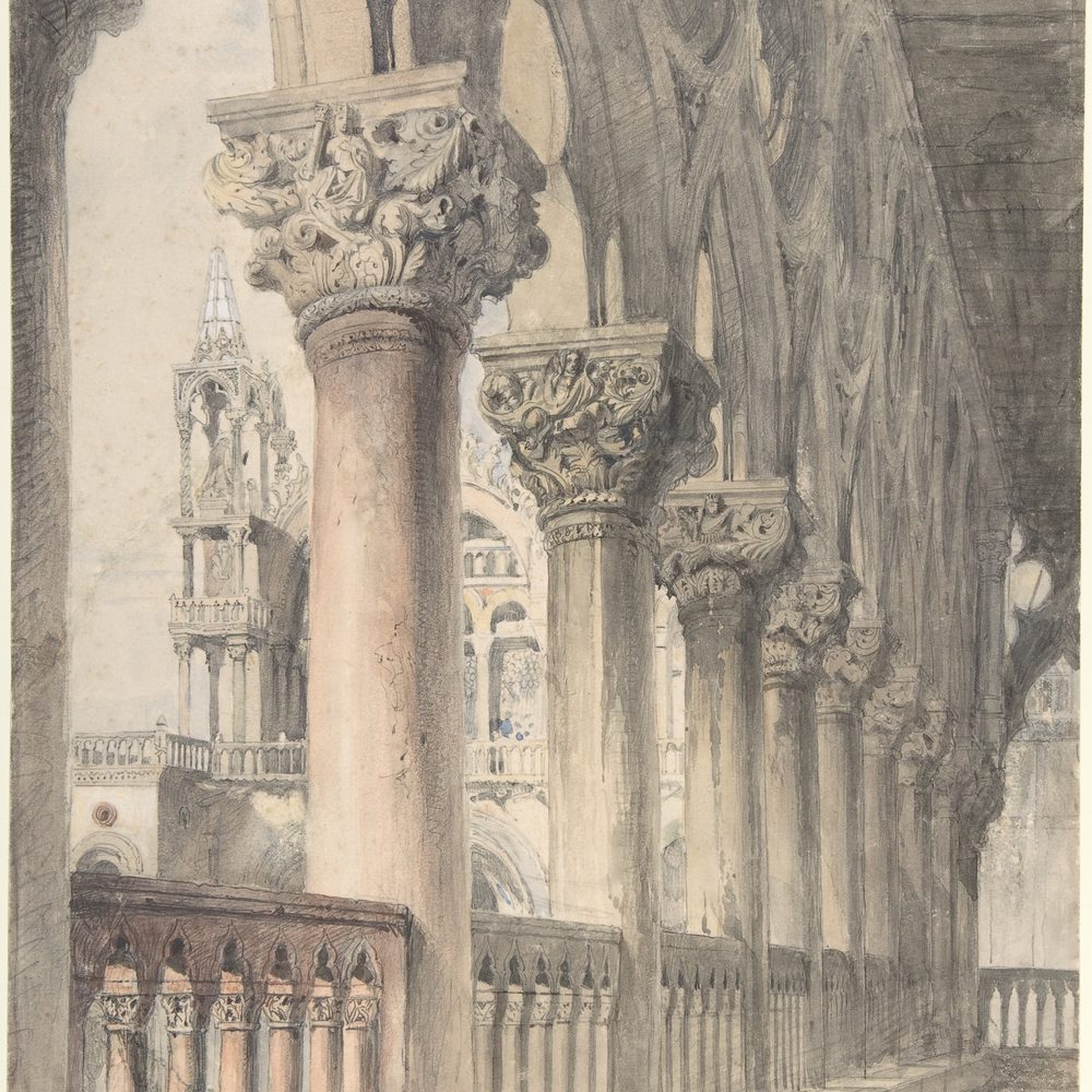 John Ruskin, Loggia of the Ducal Palace, Venice